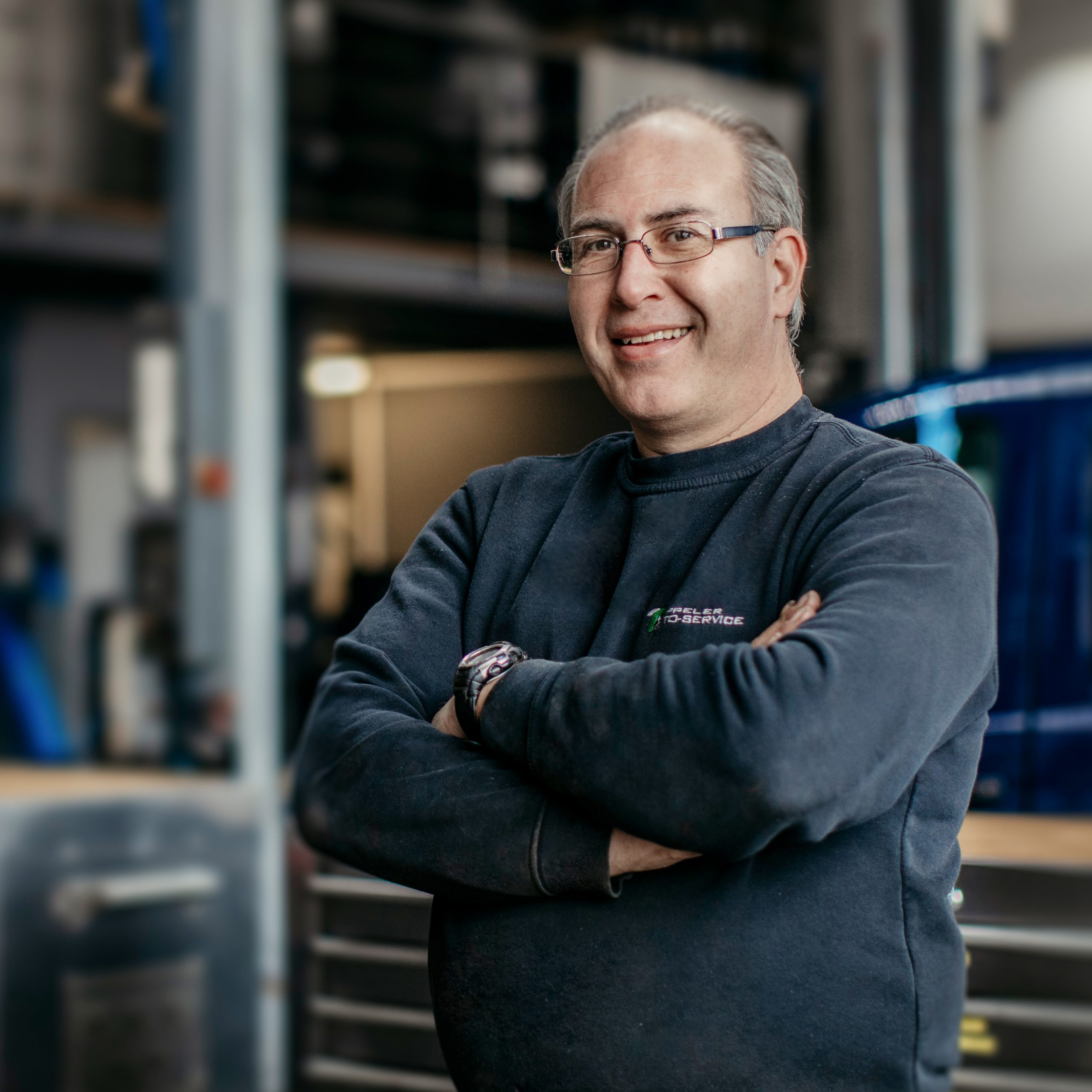 Werkstattmeister Günther Röck